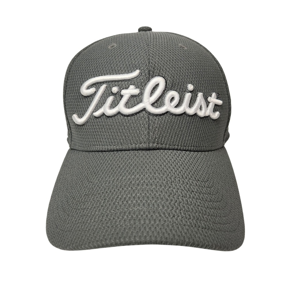 Titleist Pro V1 Golf Cap Hat Mens L/XL Deep Back Gray FJ Golf Sports Embroidered